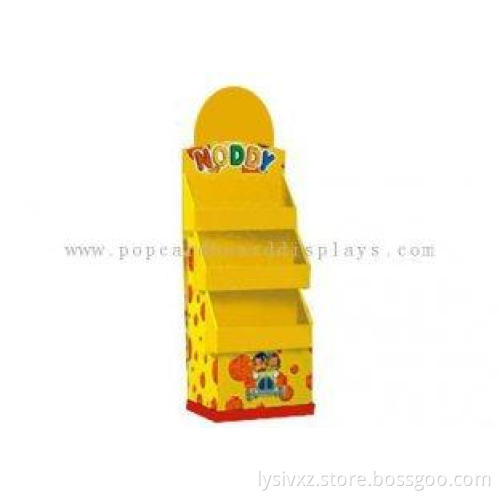Corrugated Cardboard Display Yellow Doll Display Box ENTD03